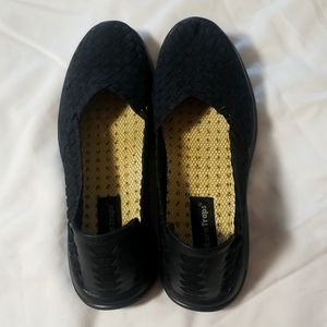 BearTraps black slip on shoes